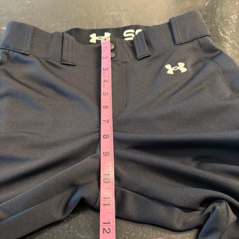 Under Armour Baseball Softball Knickers Pants Black Mens M Elastic Cuff Practice - Picture 9 of 10